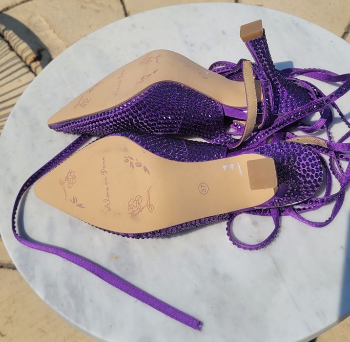 Pantofi, Sandale Alma en Pena, noi, piele naturală, 37