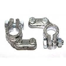 клеми за акумулатор carmotion, оловни, комплект + и - 2 броя, ...