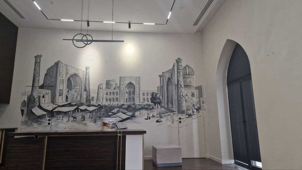 Devorga rasm chizish, relef, barelef