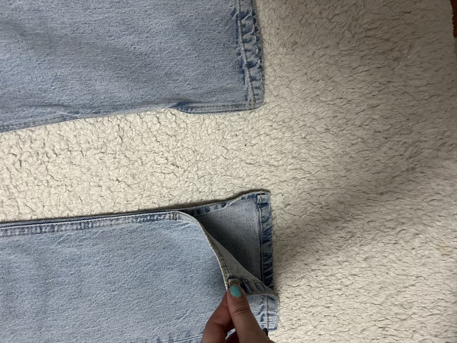 blugi albastri bootcut Zara marimea 34