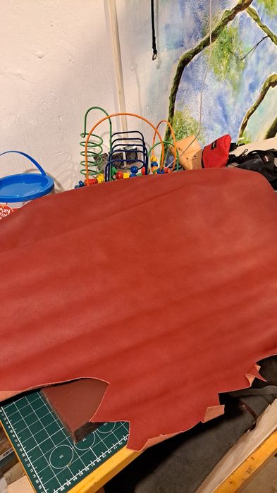 Piele naturala tabacita, piele la metru, marochinarie leather handmade