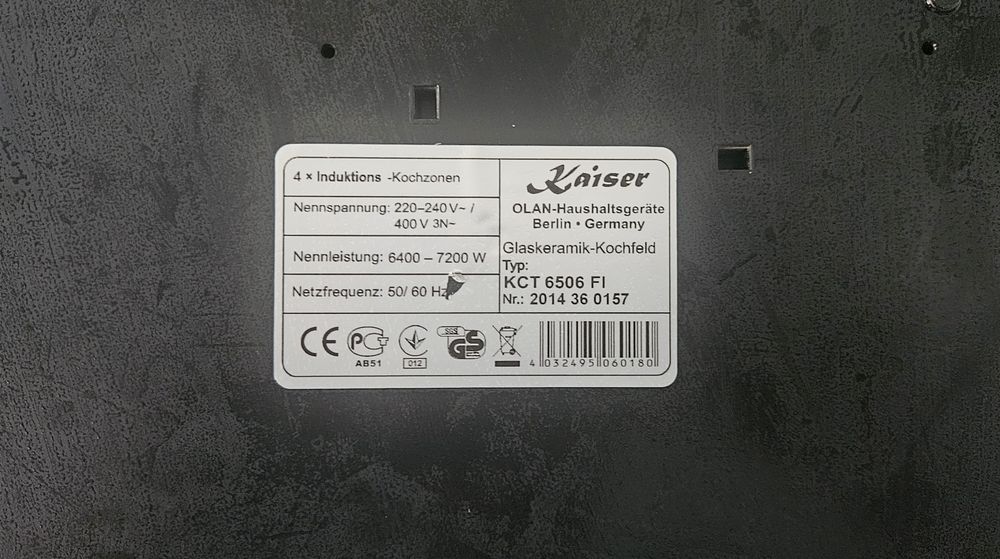 Варочная панель Kaiser