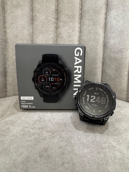 Garmin Fenix 8 Sapphire Solar 47 мм