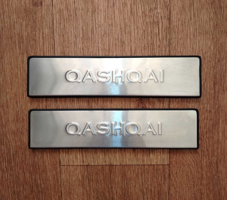 Накладки на пороги для  Nissan Qashqai - Ниссан Кашкай.