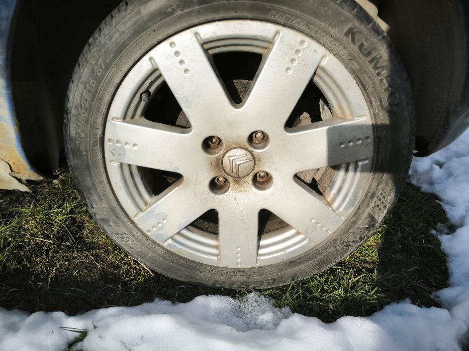 Продавам Джанти с гуми 4*108*16 ситроен