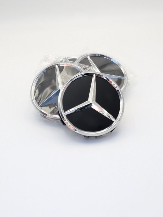 Set 4 capace roti 75 mm compatibil cu  janta Mercedes