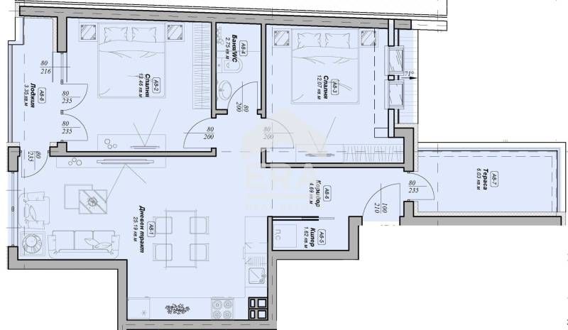 Уютен и функционален тристаен апартамент за продажба, в новострояща се