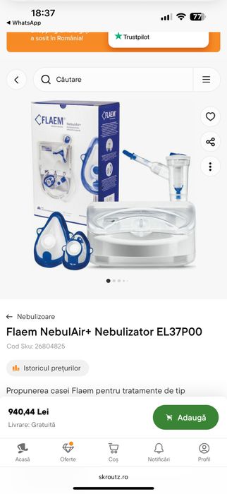 Flaem NebulAir+ Nebulizator EL37P00