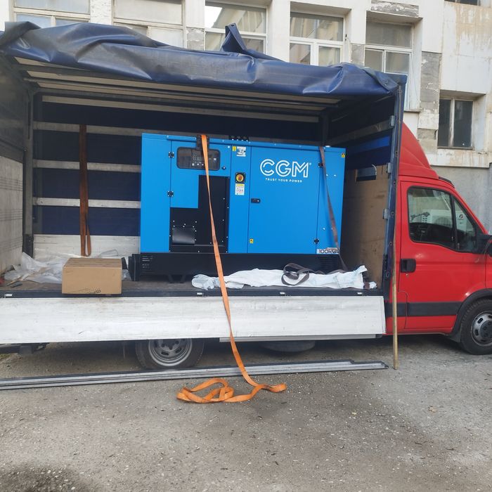 Транспорт с бус до 3.5т. С падащ борд // 8 палетен