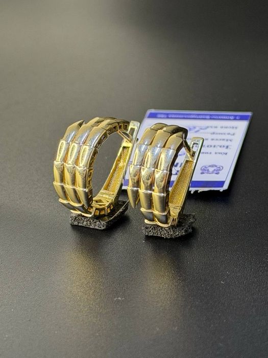 Золото 585  Серьги