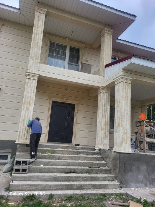 ! Жидкий травертин ( работа + материал)