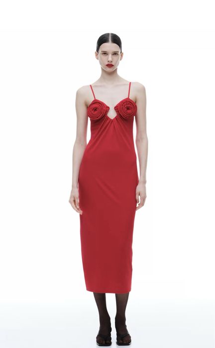 Rochie rosie Magda Butrym x H&M