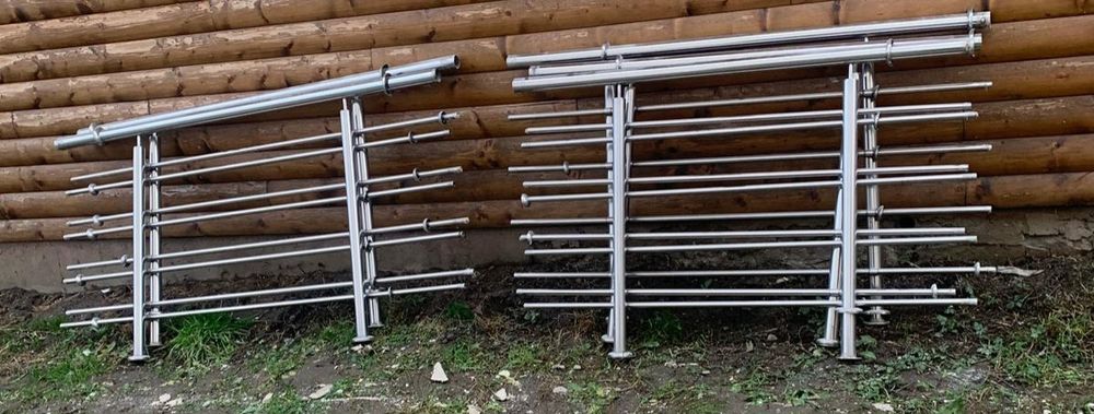 Balustrada inox și scari