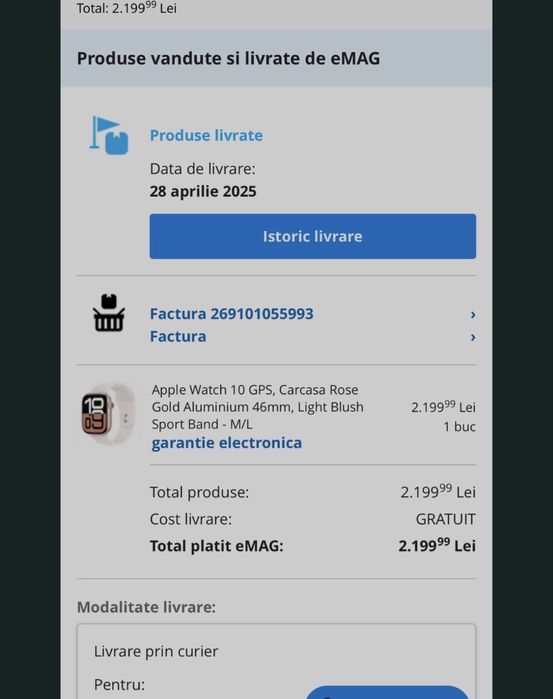 Apple watch 10 gps 46 mm