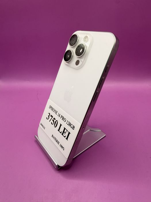 Iphone 16 Pro 128gb baterie 100 •Matei Amanet Crangasi•30963