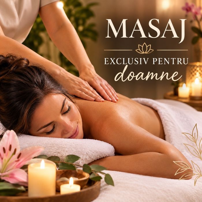 Masaj terapeutic si relaxare pentru DOAMNE