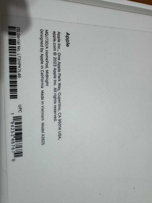 Boxa Inteligenta Apple HomePod 2nd generation, 2023, Black