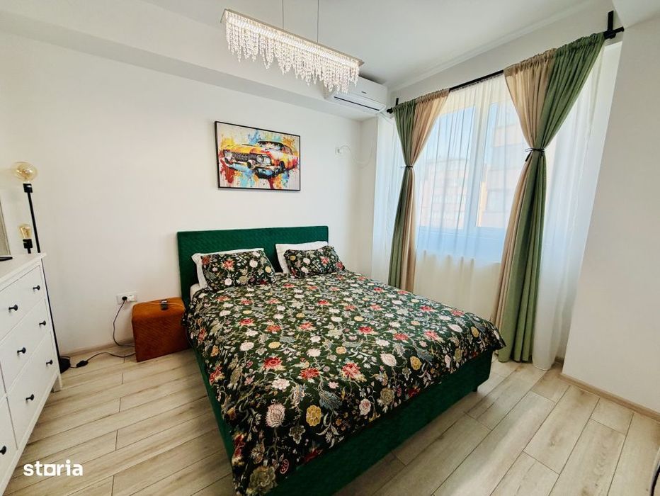 Super apartament 3 camere utilat si mobilat complet zona linistita M R — fotografia 1