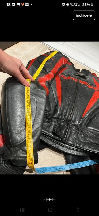 Costum moto din piele Spidi 52