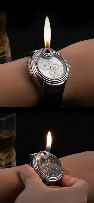 Ceas cu bricheta, ceas bărbați , ideal cadou bărbați