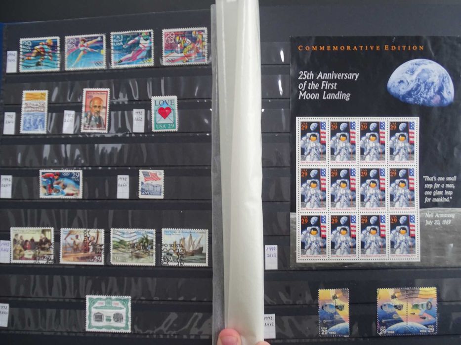 USA/SUA Clasor cu timbre stampilate 1985-2005 (Lot K003)