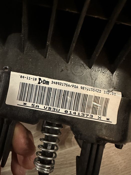 Airbag Peugeot Partner Пежо Партнер въздушна възглавница