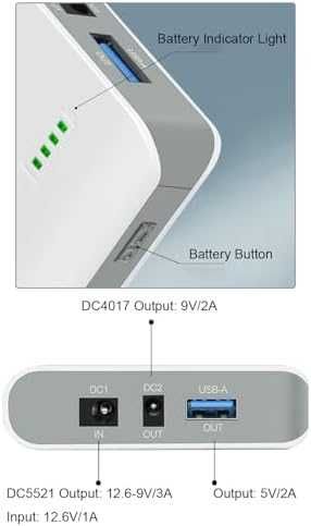 15600mAh Li-Ion Power Bank 12V/9V/5V изход