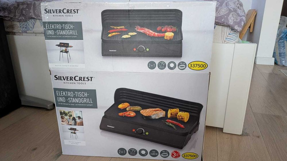 Grătar electric SilverCrest 2 în 1