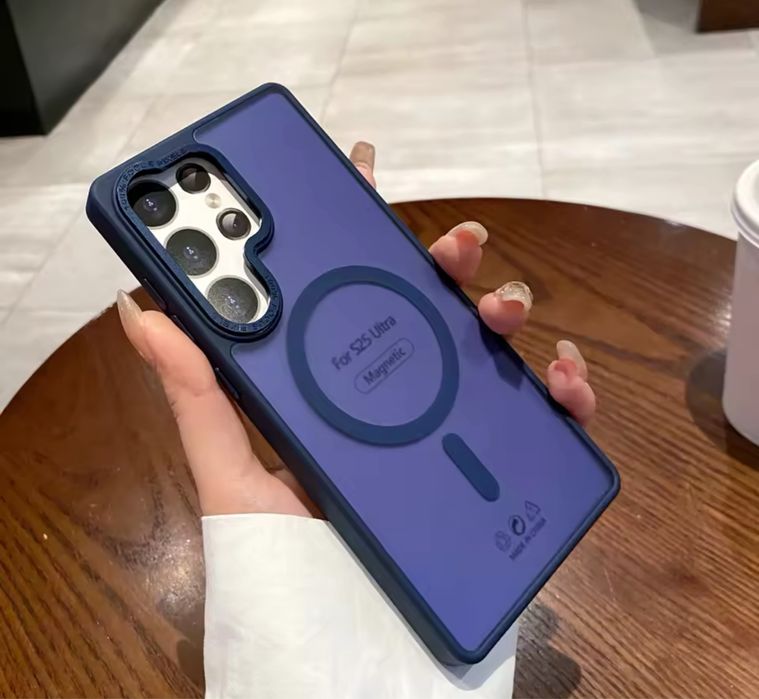 Samsung S24/S25/PLUS/ULTRA - Husa Magsafe Safe Case Spate Mat