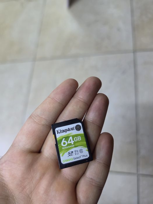 Карта памяти Kingston Canvas Select Plus SDS2 64GB