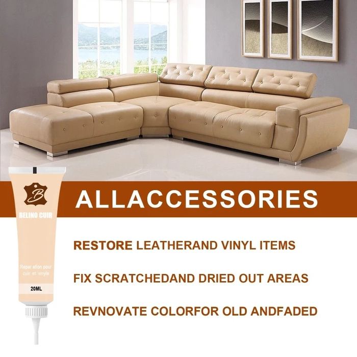 Vopsea pentru reparatie piele Tub 20ml Diverse culori Tapițerie Volan