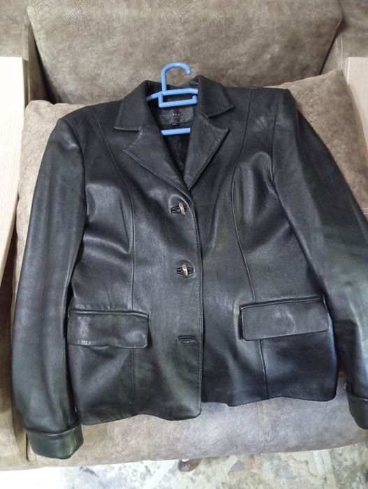 Кожаный пиджак женский продажа