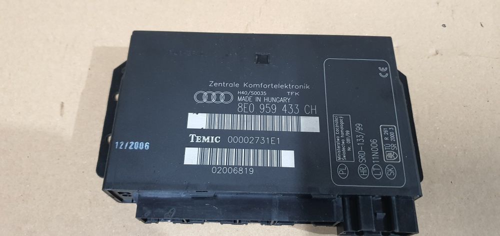 Modul calculator confort audi a4 b6 audi a4 b7 2001 - 2007 8E0959433CH