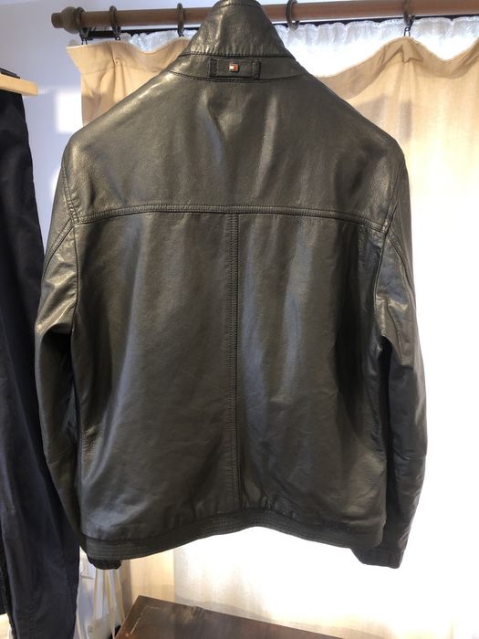 Geaca piele Tommy Hilfinger 52