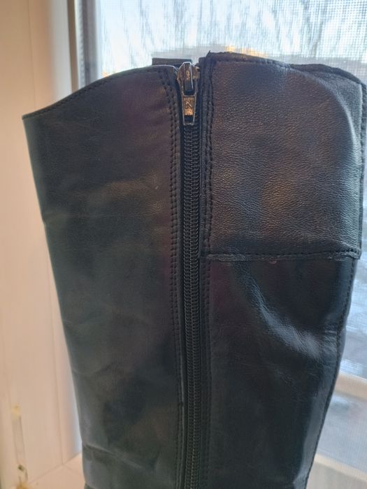 Дамски ботуши, естествена кожа,италианска мода!