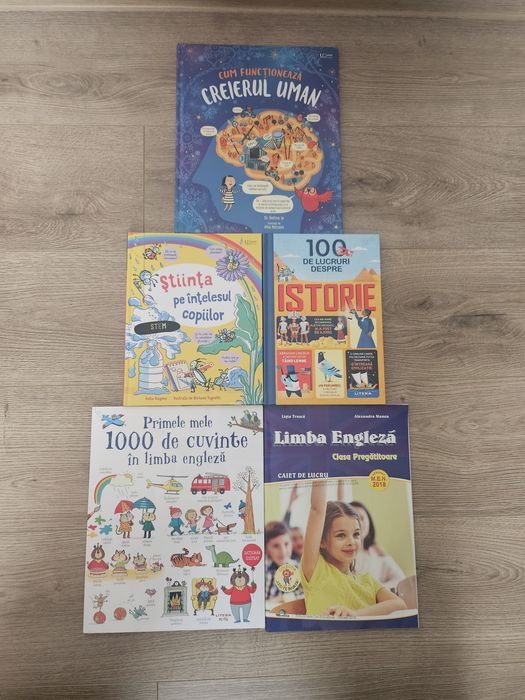 Vând pachet 5 cărți educative pentru copii