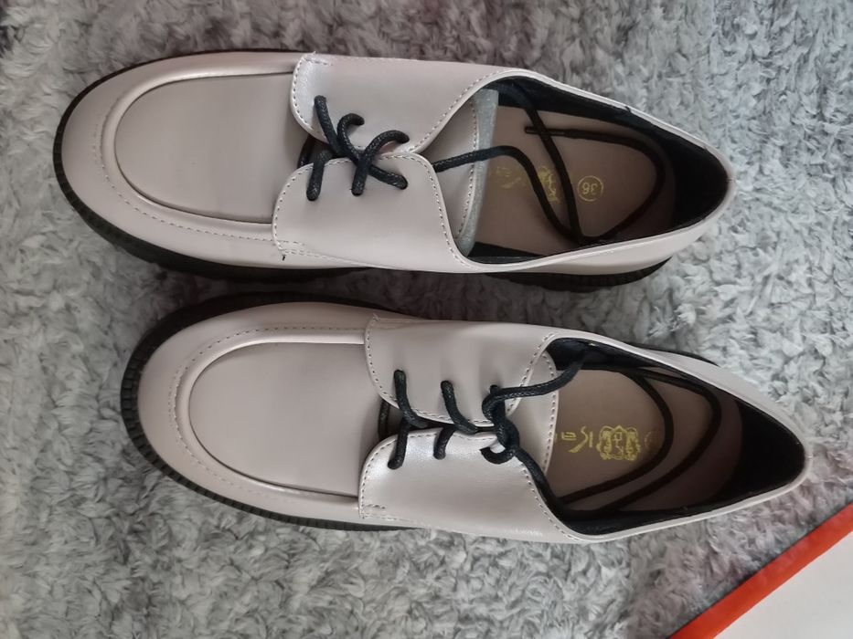 Лоферы на грубой подошве