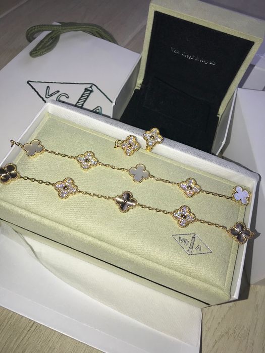 Van cleef гривна , обеци