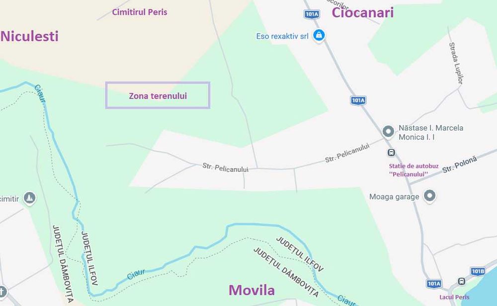 Teren Intravilan 3.260 mp Periș – Ideal Rezidențial sau Investiție