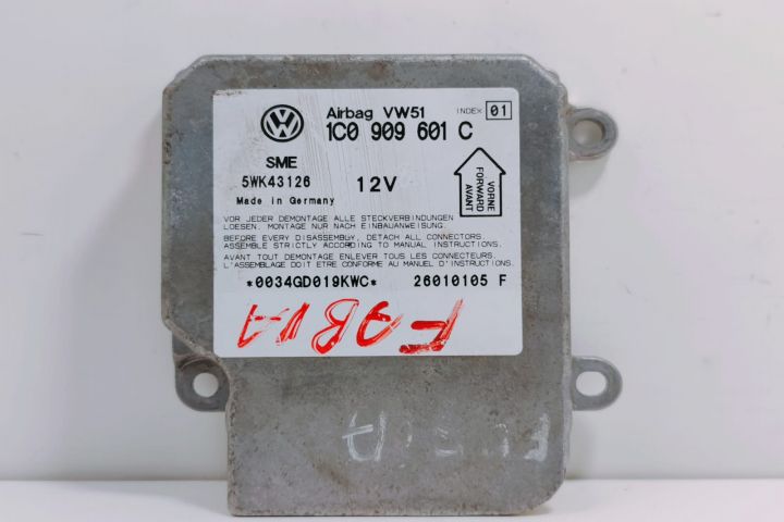 Calculator airbag  Modul 1C0909601C / 5WK43126 Skoda Fabia 6Y