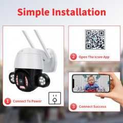 карта 32GB А10 5МП 1080 ICSEE с 2 фенера WIFI IP INFRARED външна