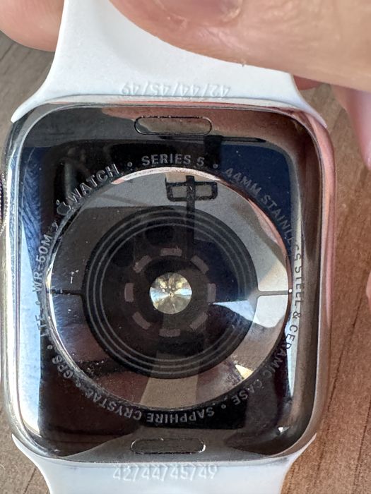 Apple watch 5 stainless steel saphire