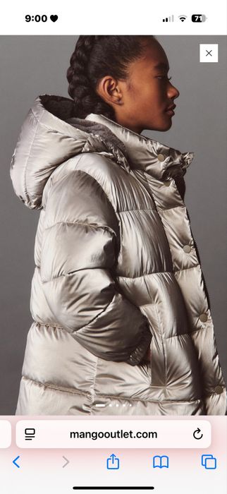 Металическо детско шушляково яке Mango - 13-14 години