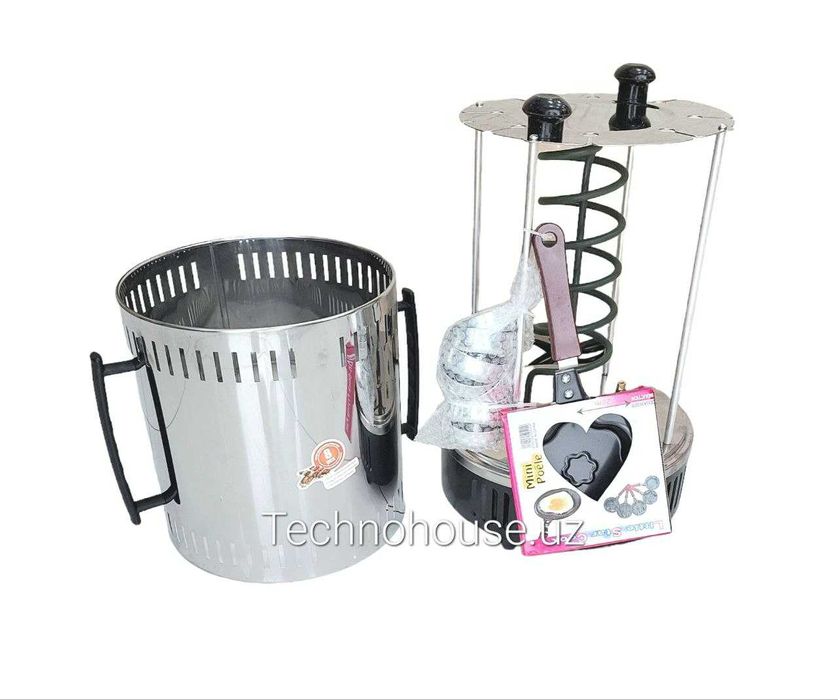 Электрошашлычница 8 шампур RAF kabob  - праздничное удовольствие !