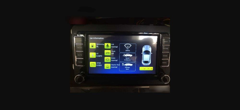 GPS Android мултимедия за VW, 7" с гаранция и визможност за монтаж