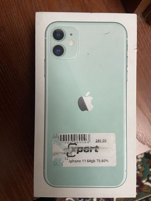 Iphone 11 sotiladi xolati alo polni radnoy karobka dak bor