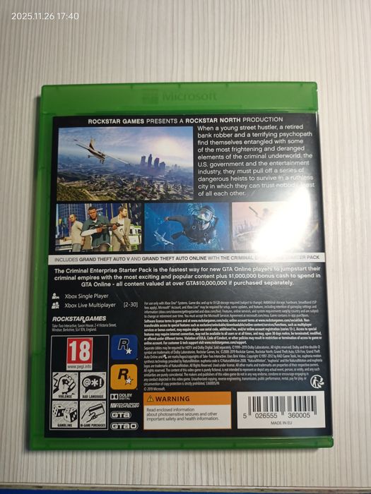 Grand theft auto V Xbox one