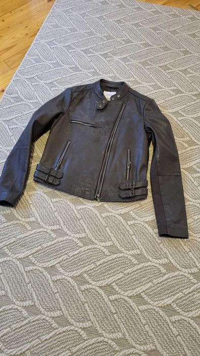 Дамско кожено яке Mango