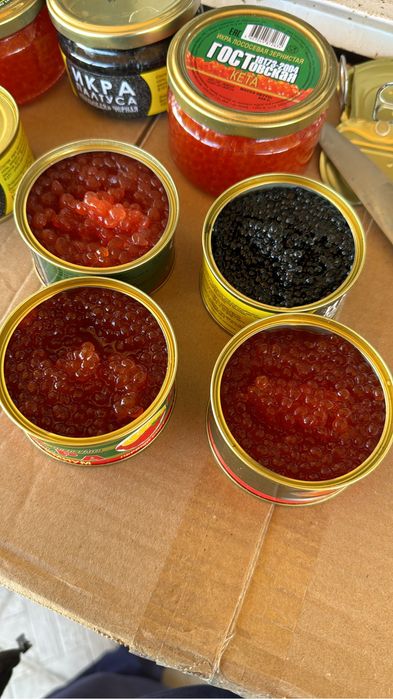 Продам икру оптом стекло, жб