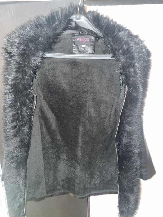 Дамско кожено палто